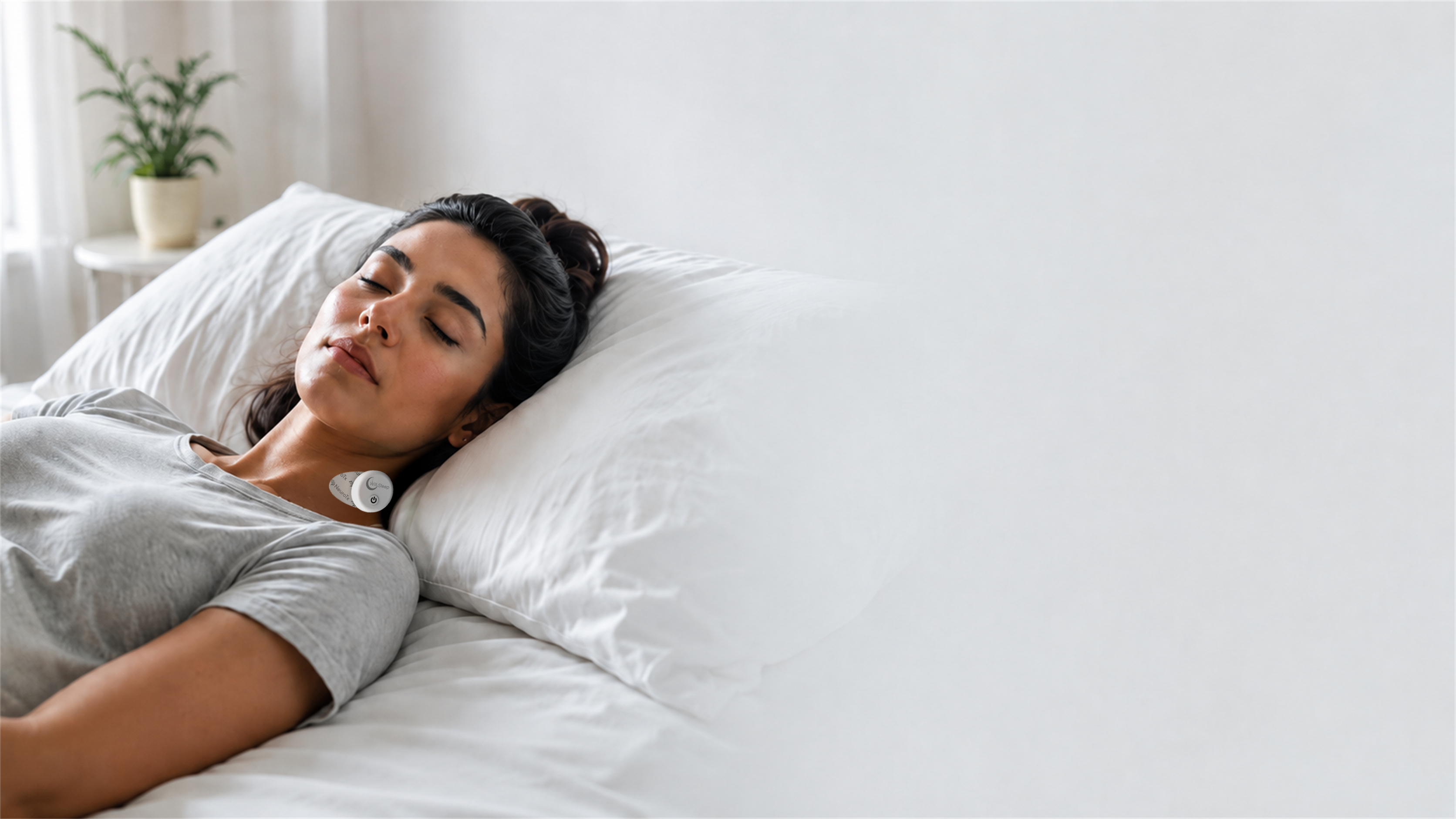 Person resting with a NeuroTx device
